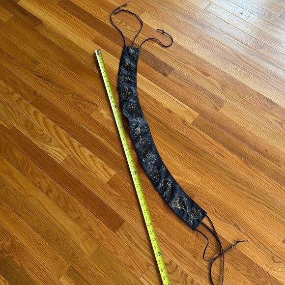 Free People Nigel Preston Belt 
Leather / Suede Material Black main image 5